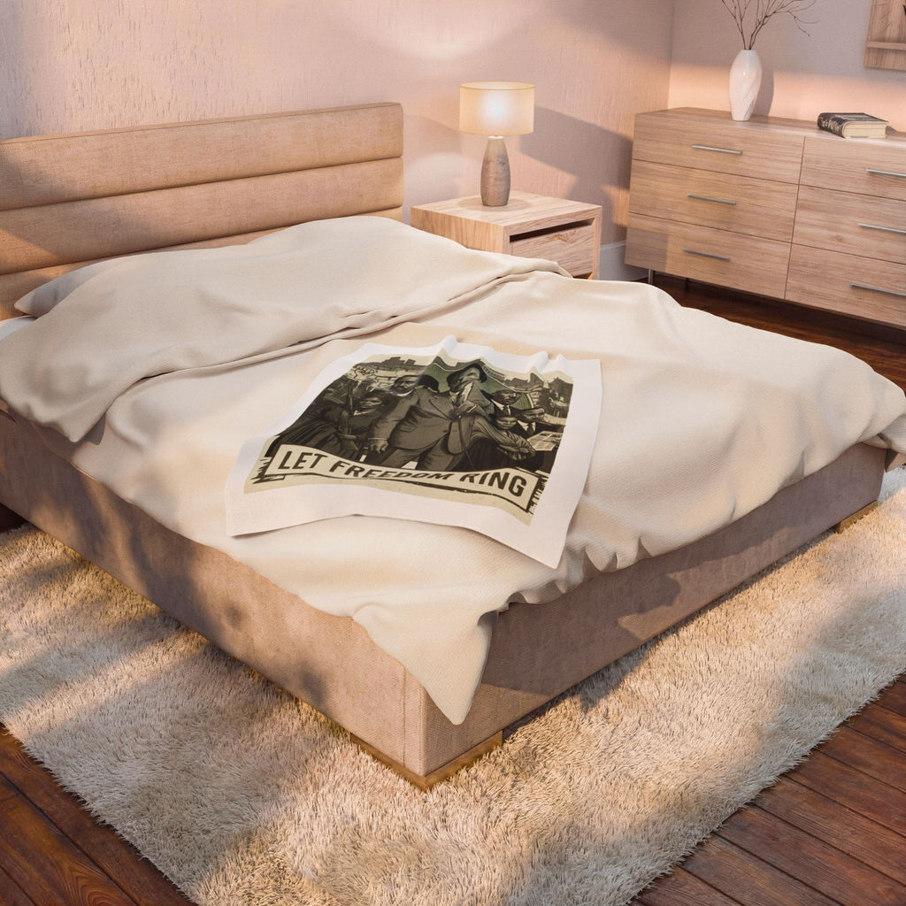 Cultural Velveteen Plush Blanket