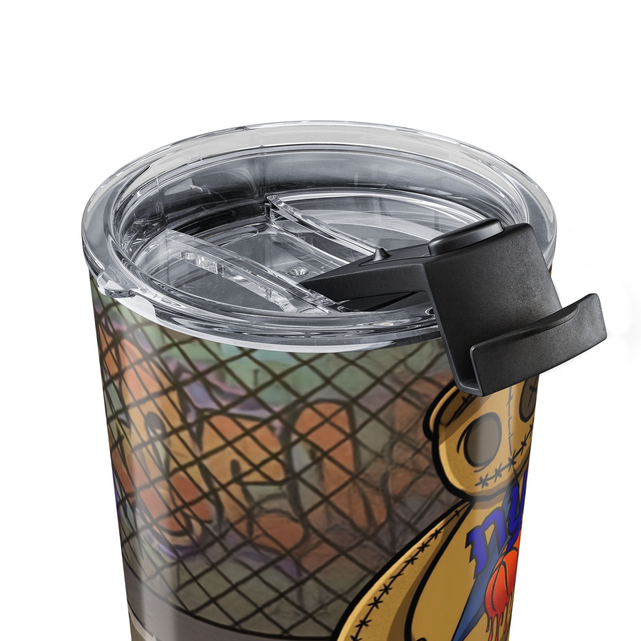 20oz NYC Graffiti Doll Basketball Tumbler - Travel Cup