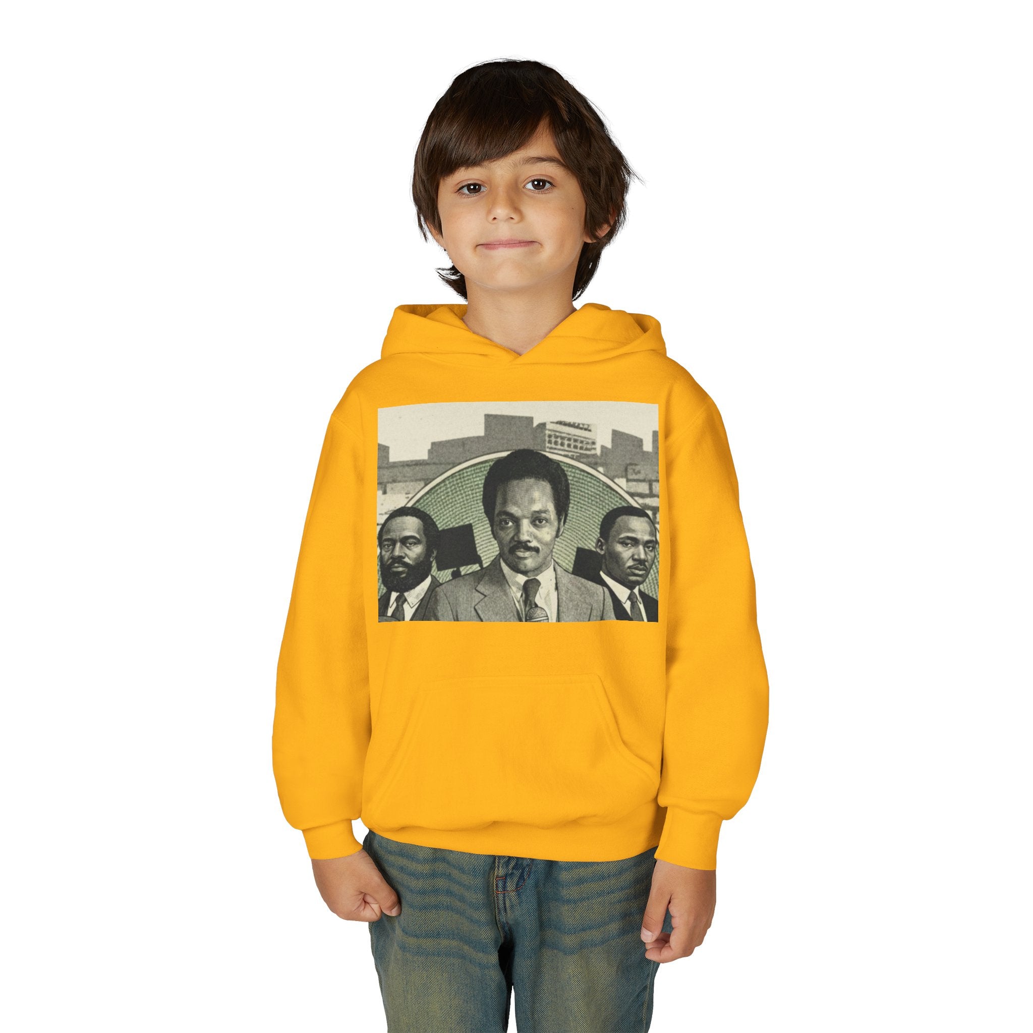 Civil Rights Leader Jesse Jackson Portrait Hoodie | Historical Black Leaders Artwork