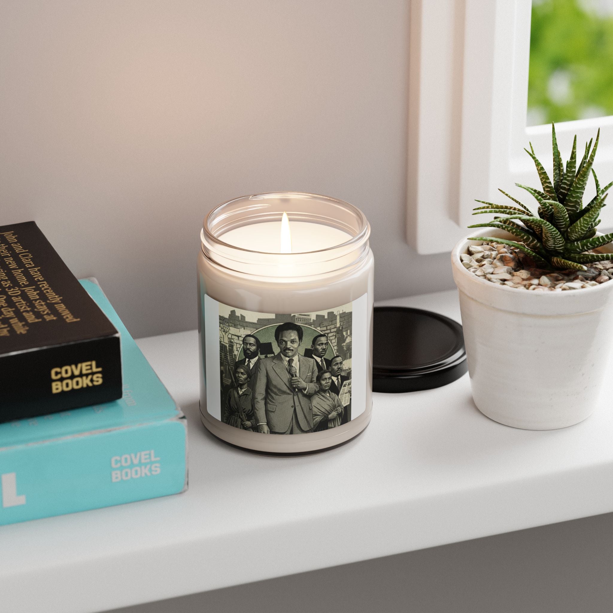 Vintage Civil Rights Portrait Candle | Soy Candle 9oz