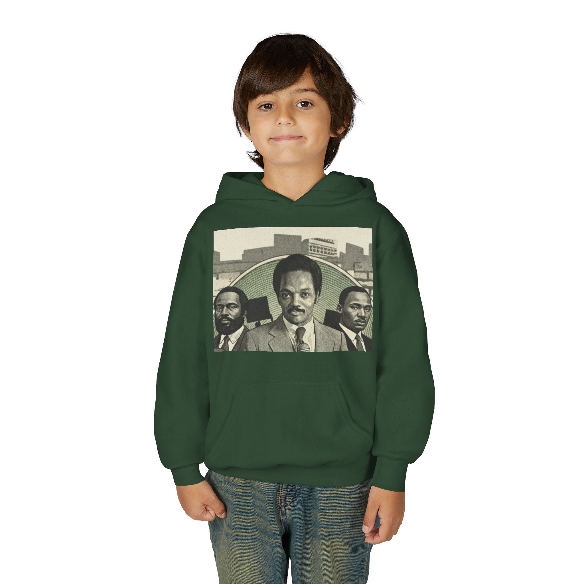 Civil Rights Leaders Portrait Hoodie | Historical Black Leaders Artwork