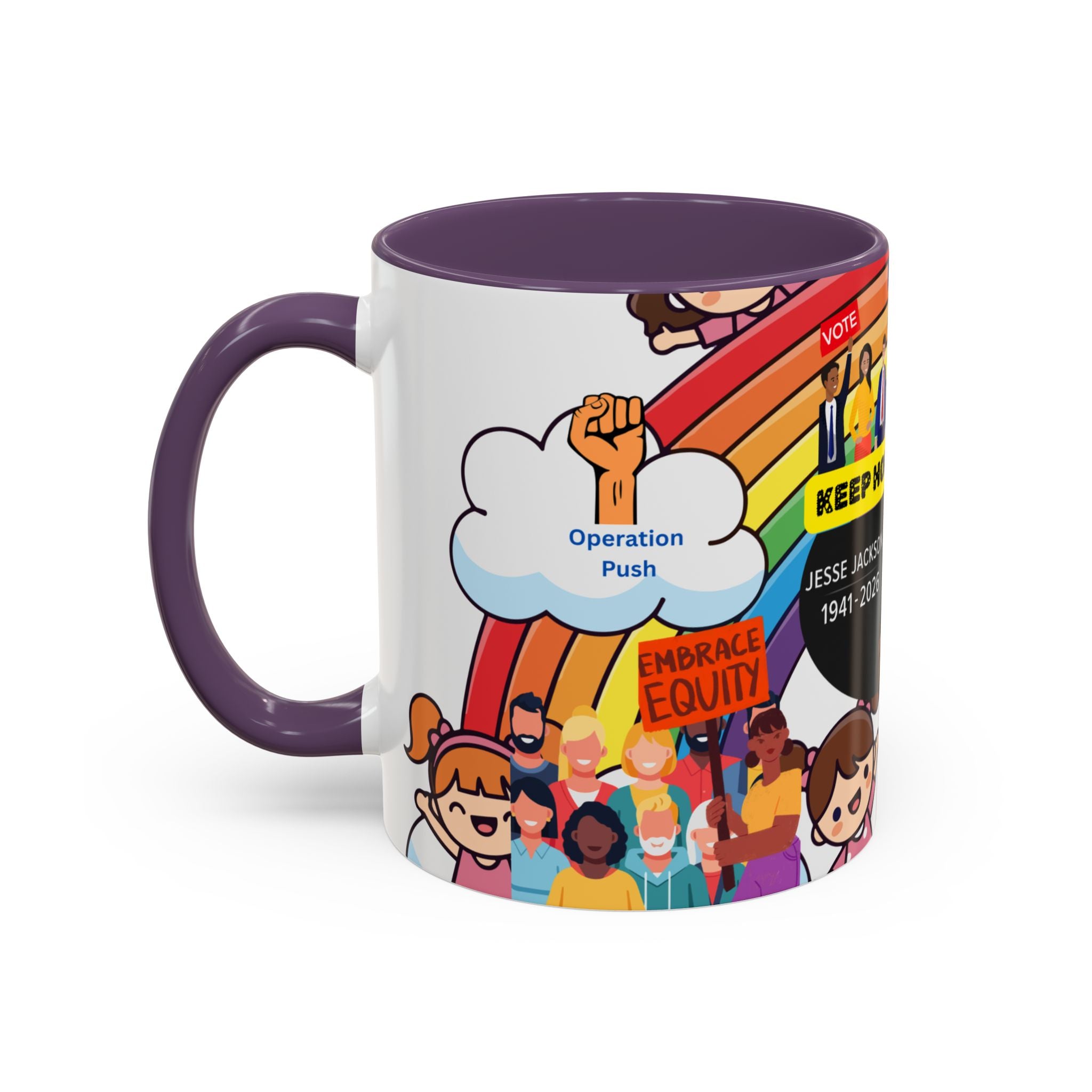 Jesse Jackson Accent Coffee Mug -11 oz