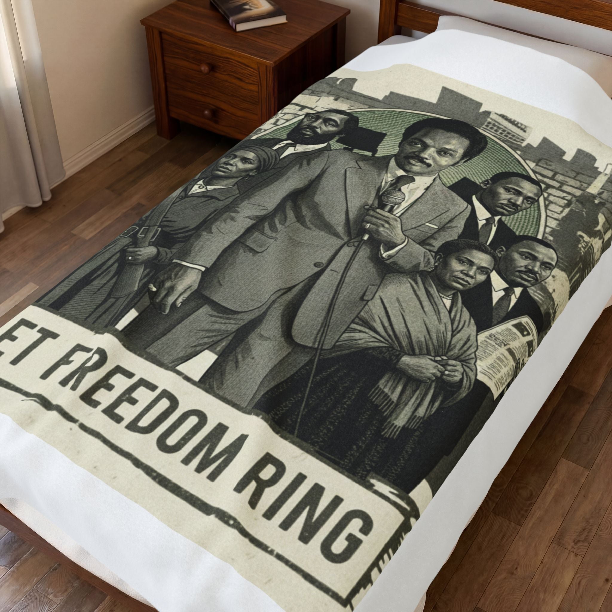Cultural Velveteen Plush Blanket