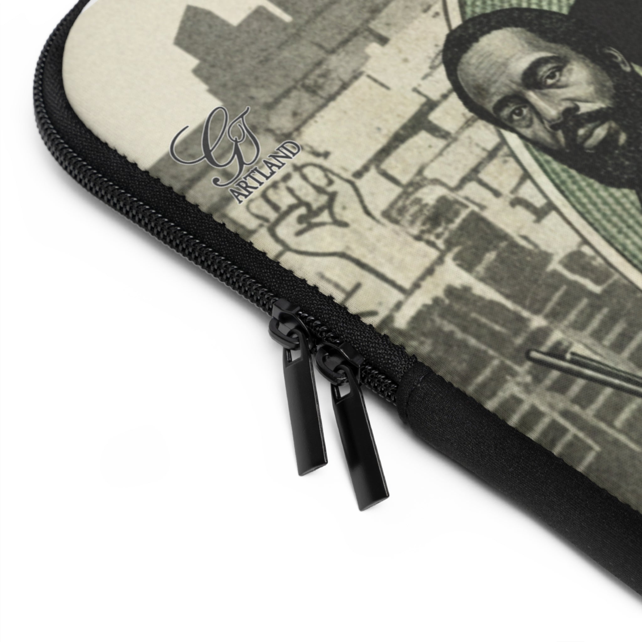 Civil Rights Leaders Illustration Laptop Sleeve | Historical Activism Artwork
