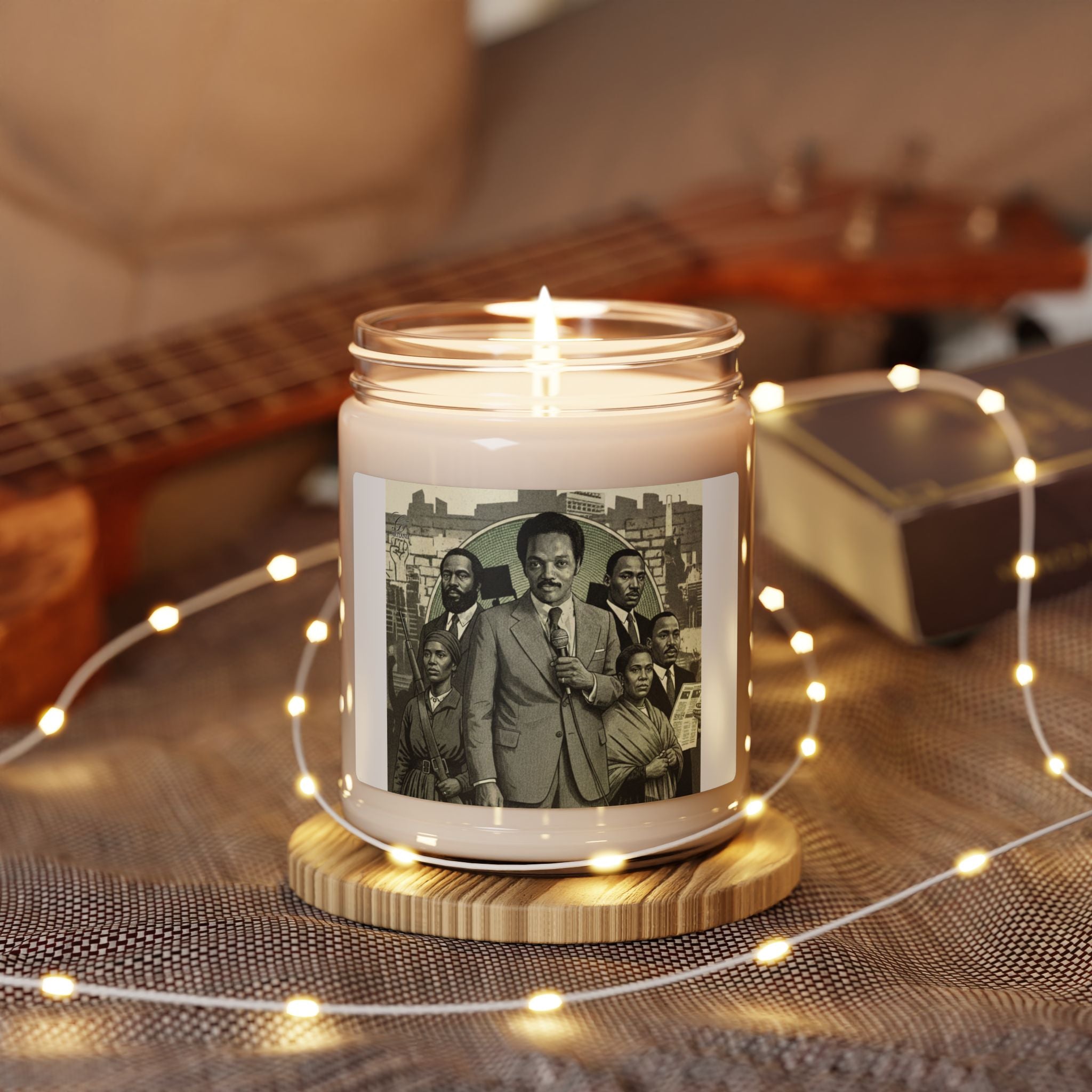 Vintage Civil Rights Portrait Candle | Soy Candle 9oz
