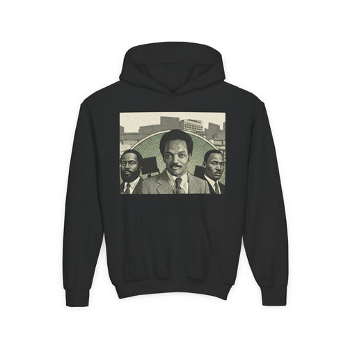 Civil Rights Leaders Portrait Hoodie | Historical Black Leaders Artwork