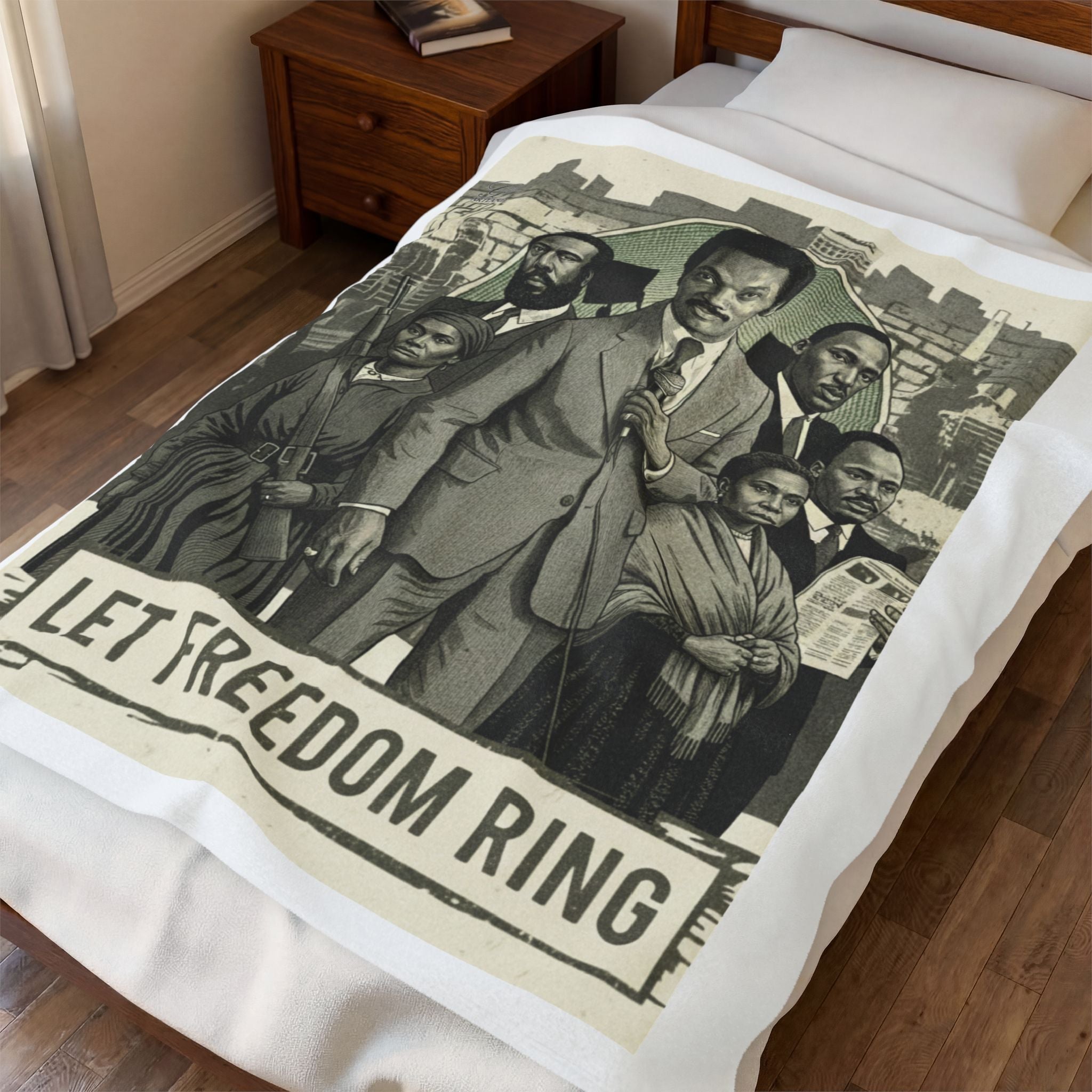 Cultural Velveteen Plush Blanket