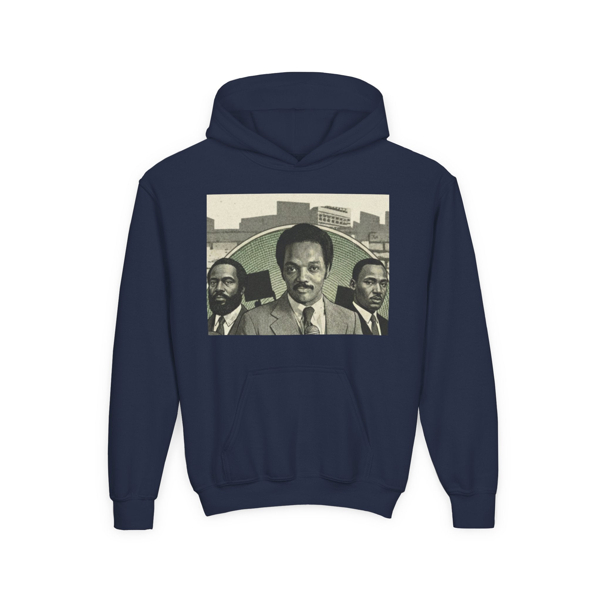 Civil Rights Leaders Portrait Hoodie | Historical Black Leaders Artwork