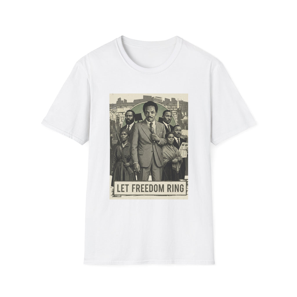 Jesse Jackson Let Freedom Ring T-Shirt | Civil Rights Martin Luther King Jr. Artwork