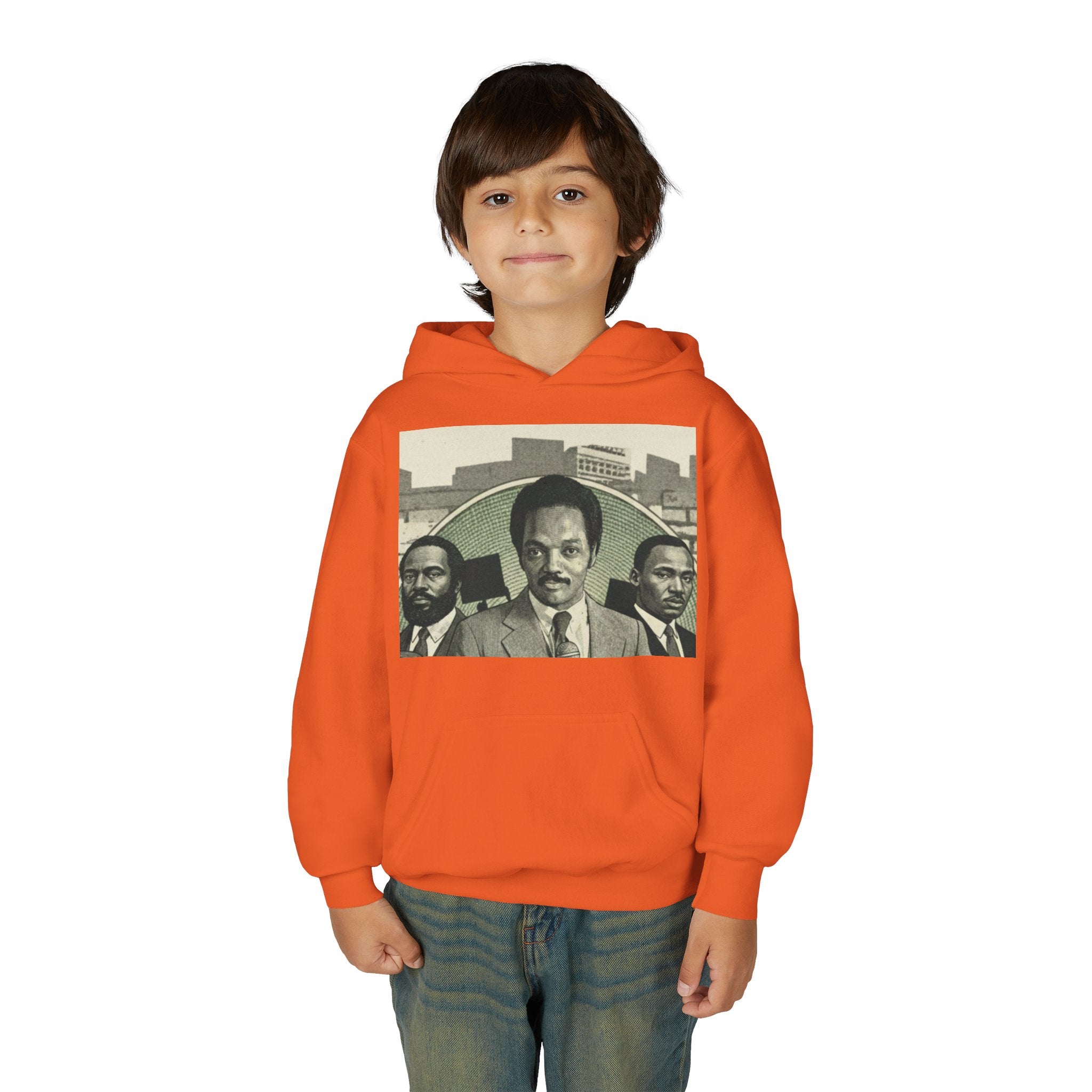 Civil Rights Leader Jesse Jackson Portrait Hoodie | Historical Black Leaders Artwork