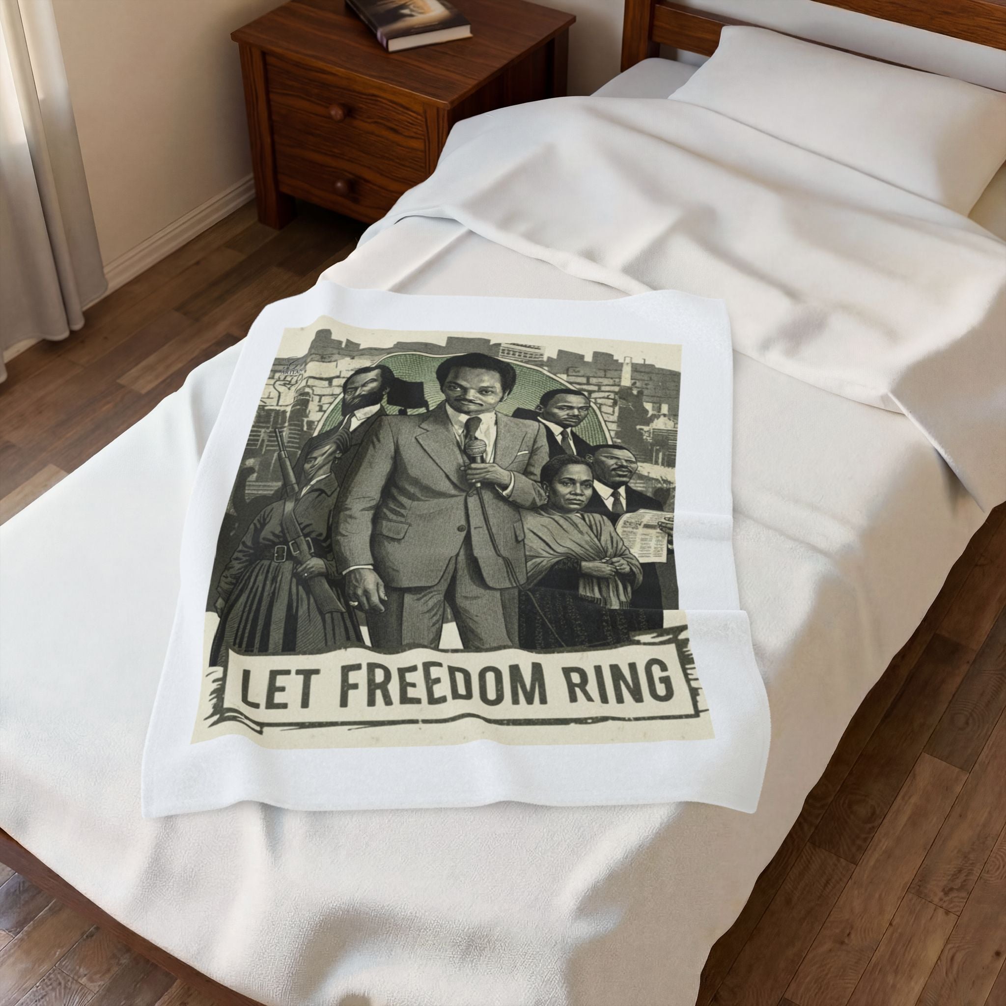 Cultural Velveteen Plush Blanket