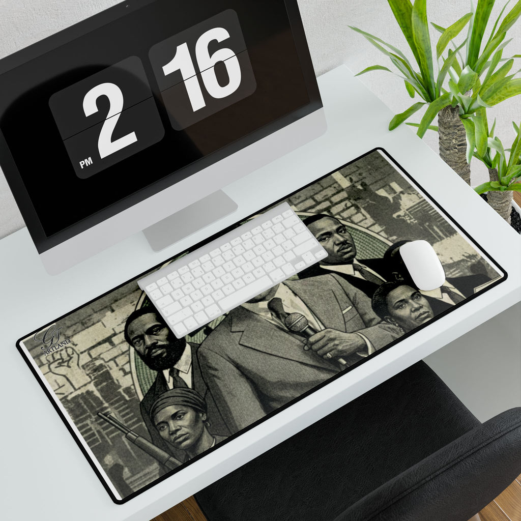 Civil Rights Leader Jesse Jackson Desk Mat — Black History Tribute Mouse Pad