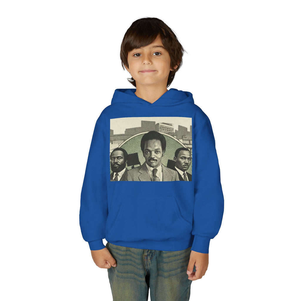 Civil Rights Leader Jesse Jackson Portrait Hoodie | Historical Black Leaders Artwork
