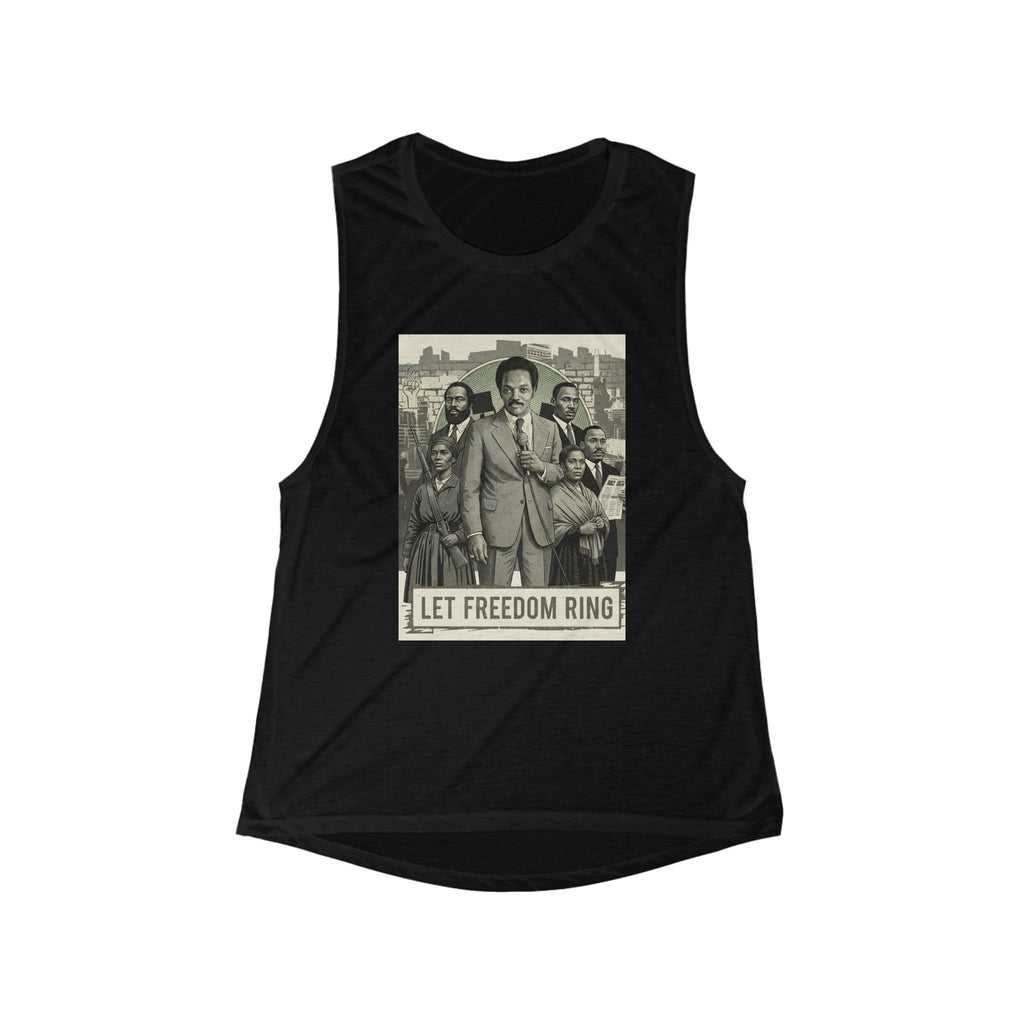 Jesse Jackson Women's Flowy Scoop Muscle Tank