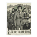 Let Freedom Ring Baby Swaddle Blanket | Civil Rights Illustration