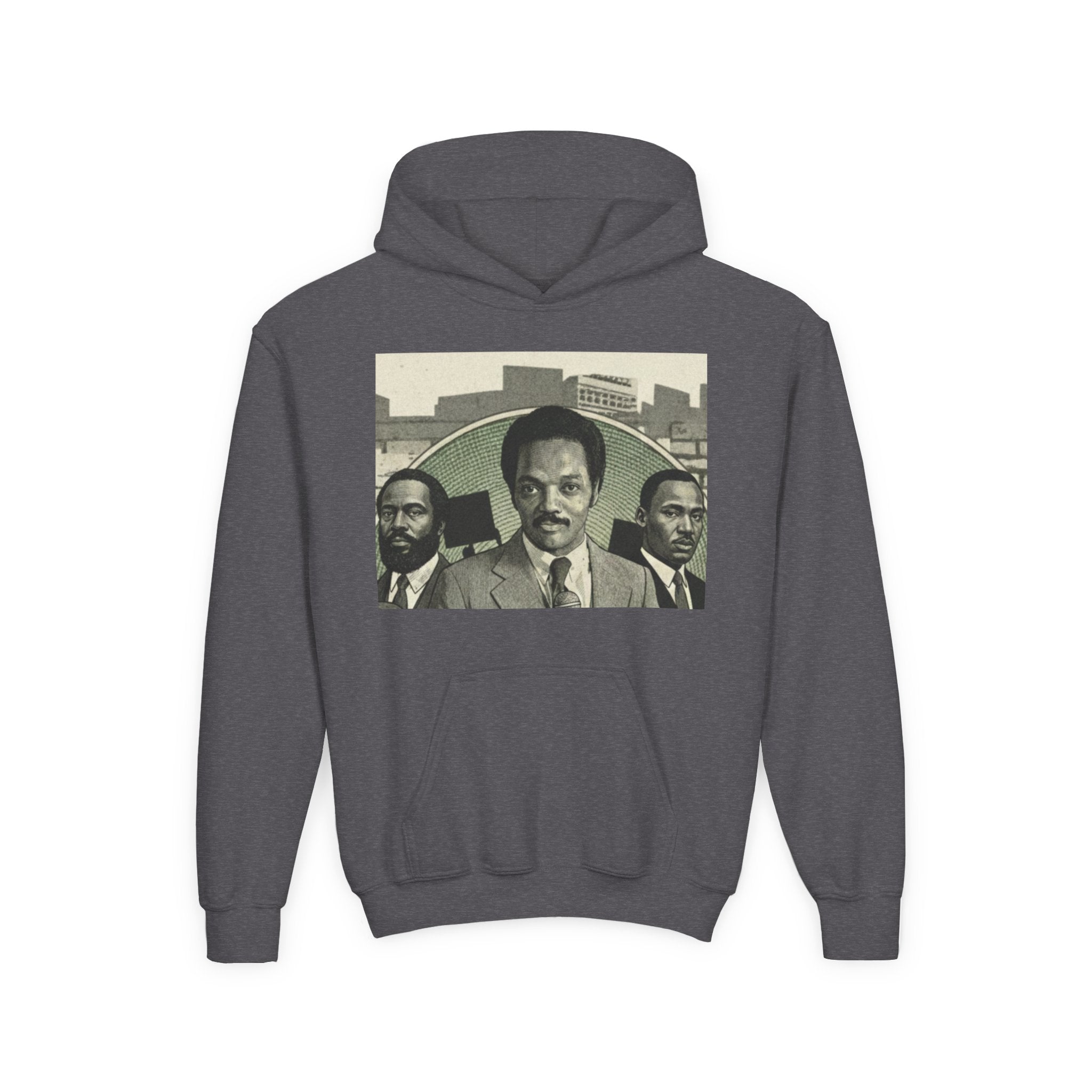 Civil Rights Leaders Portrait Hoodie | Historical Black Leaders Artwork