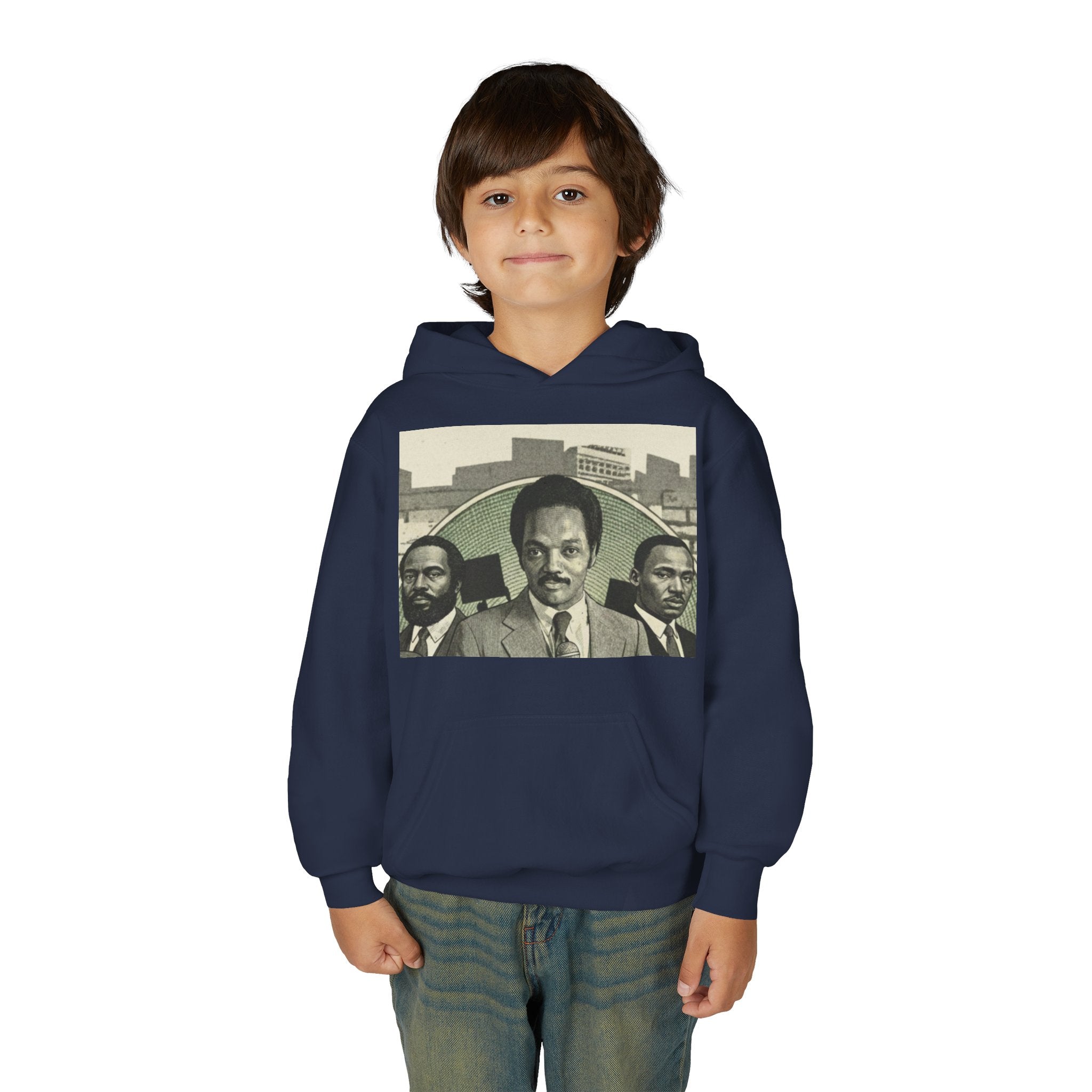 Civil Rights Leaders Portrait Hoodie | Historical Black Leaders Artwork
