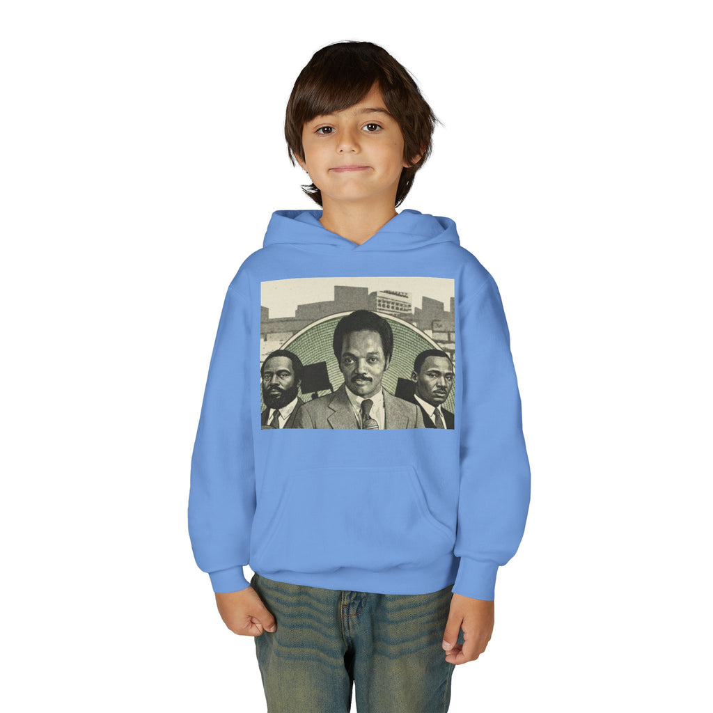 Civil Rights Leader Jesse Jackson Portrait Hoodie | Historical Black Leaders Artwork