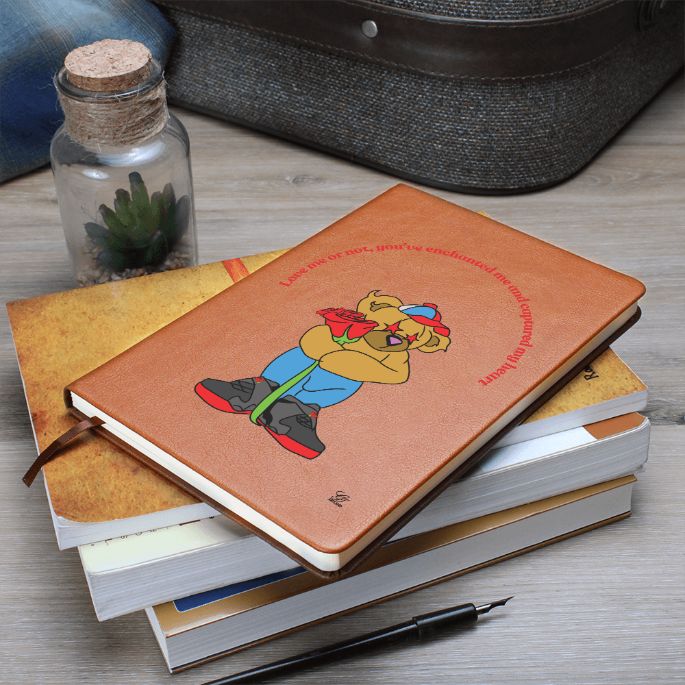 Starry Eyed Bear JOURNAL Love  by GTArtland