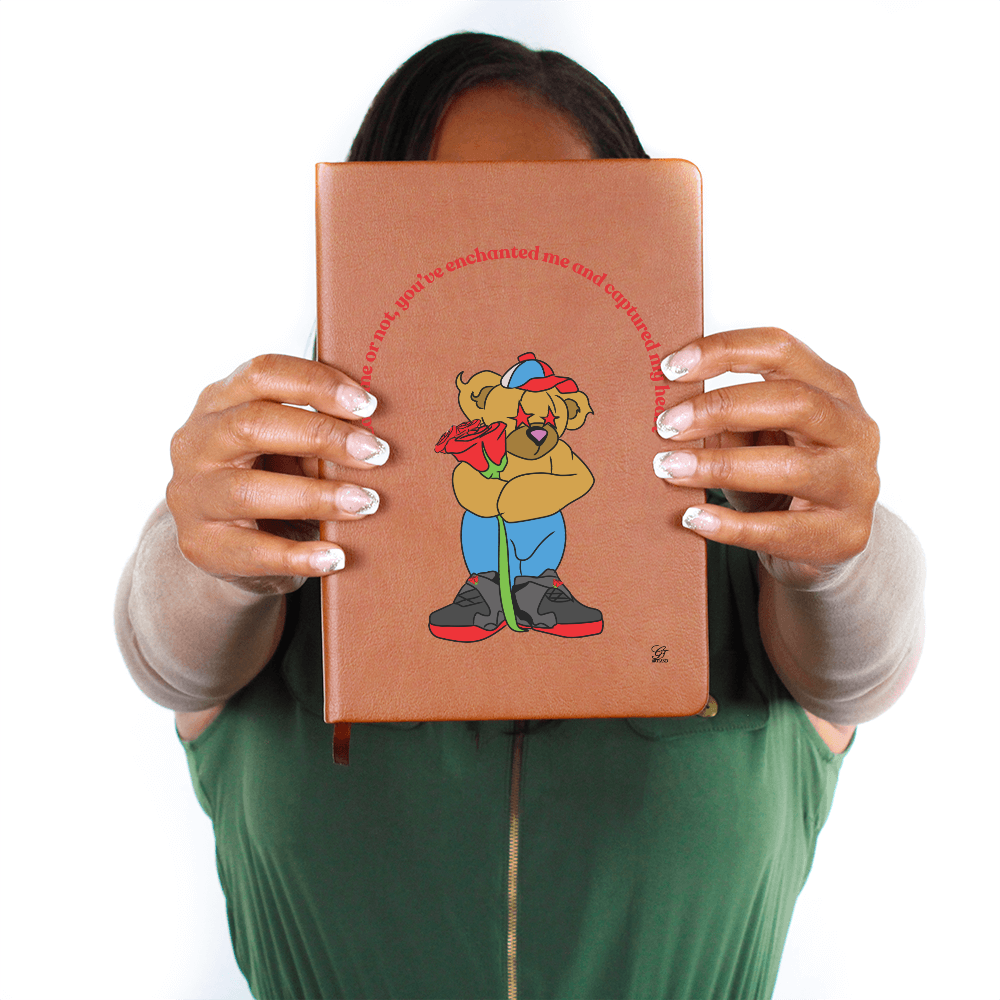 Starry Eyed Bear JOURNAL Love  by GTArtland