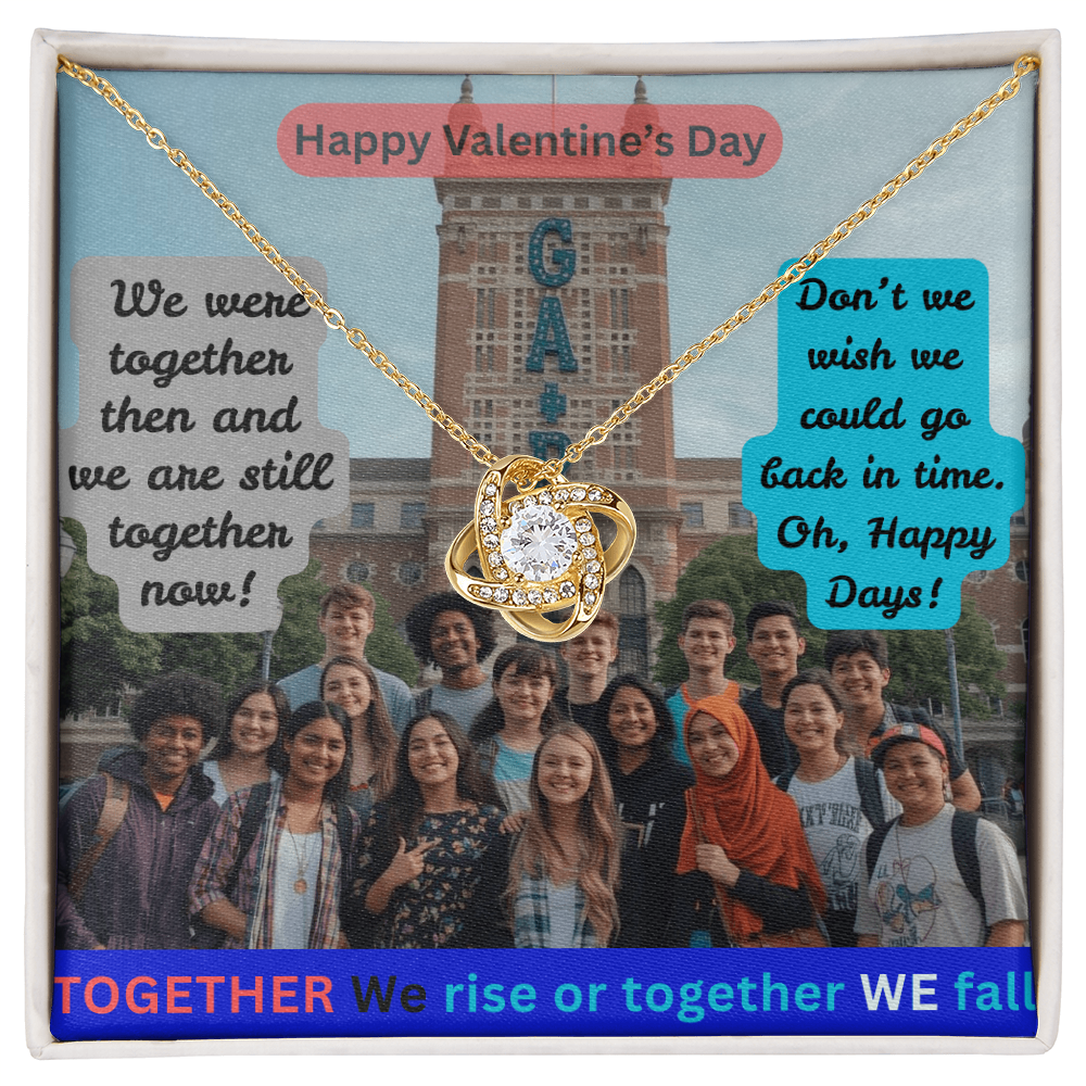THE WAY WE WERE AND THE WAY WE ARE STILL  Valentine's Day Necklace by G3TRiver