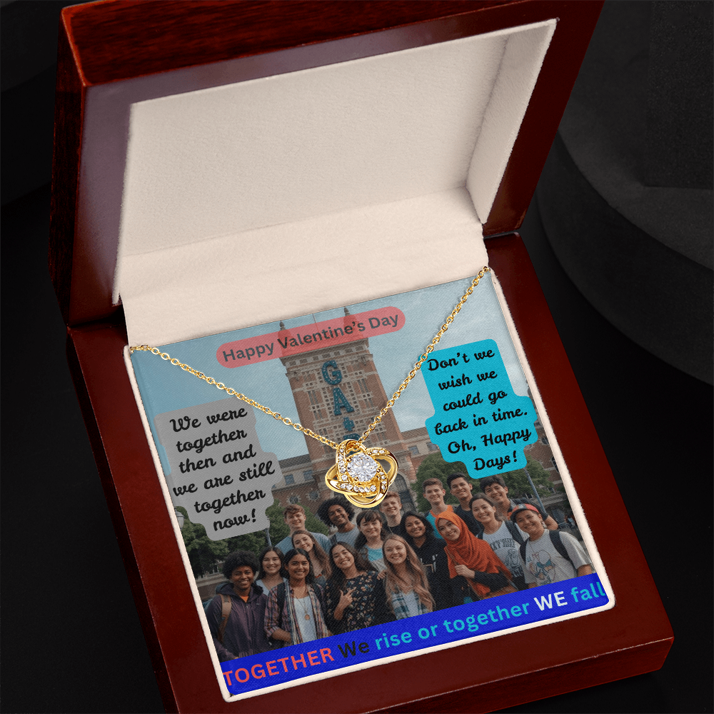 THE WAY WE WERE AND THE WAY WE ARE STILL  Valentine's Day Necklace by G3TRiver