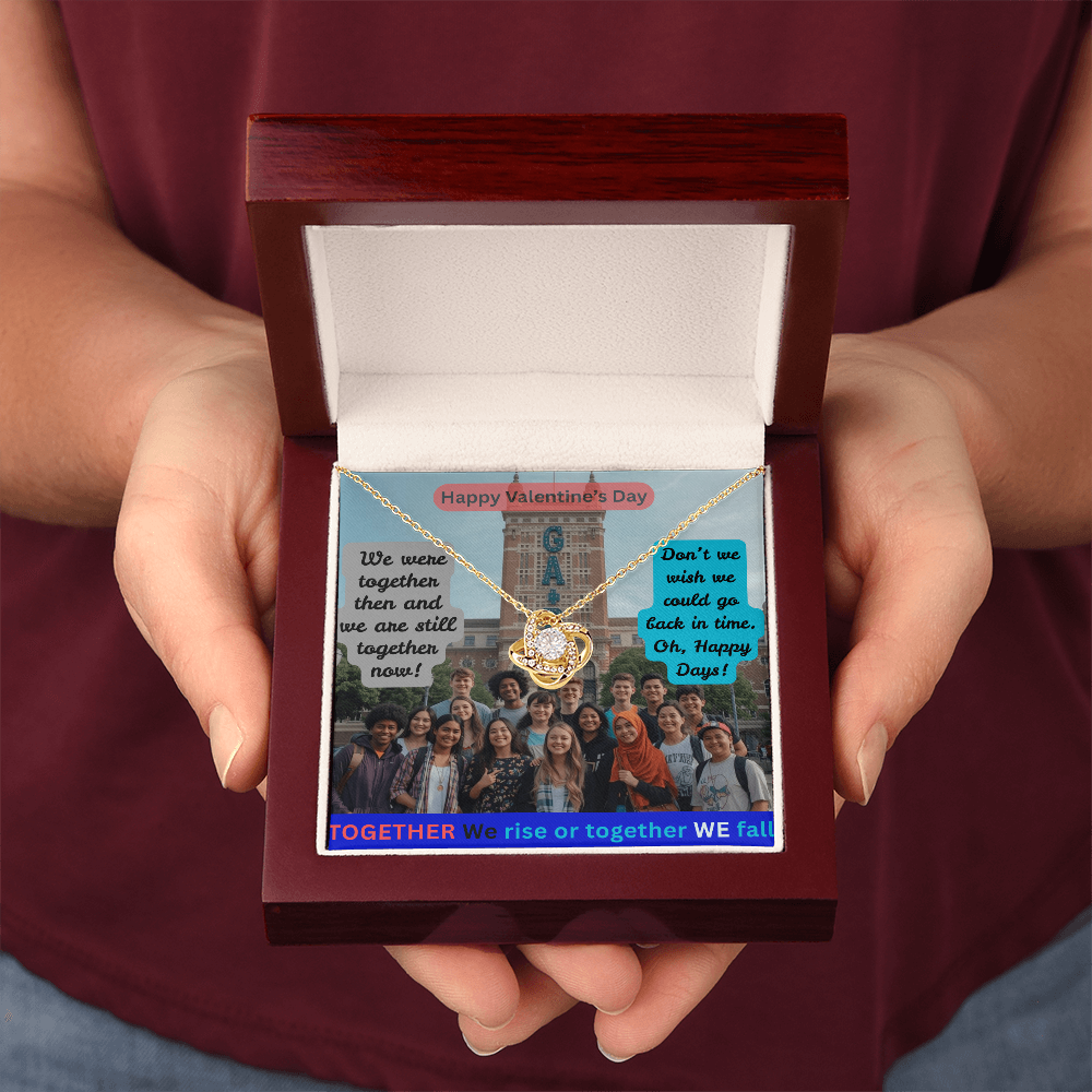 THE WAY WE WERE AND THE WAY WE ARE STILL  Valentine's Day Necklace by G3TRiver