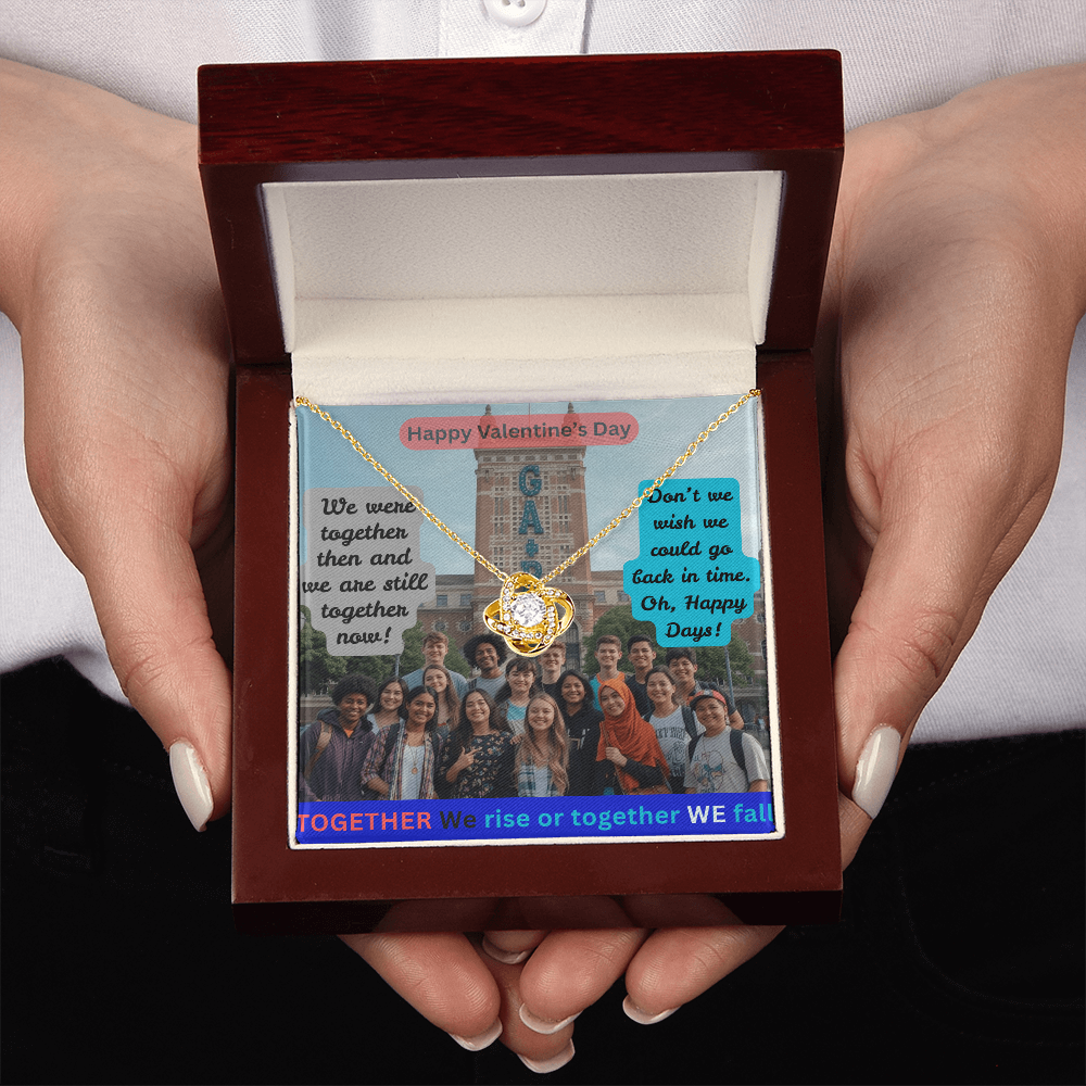 THE WAY WE WERE AND THE WAY WE ARE STILL  Valentine's Day Necklace by G3TRiver