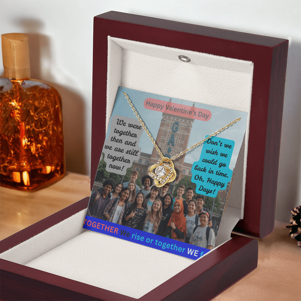 THE WAY WE WERE AND THE WAY WE ARE STILL  Valentine's Day Necklace by G3TRiver