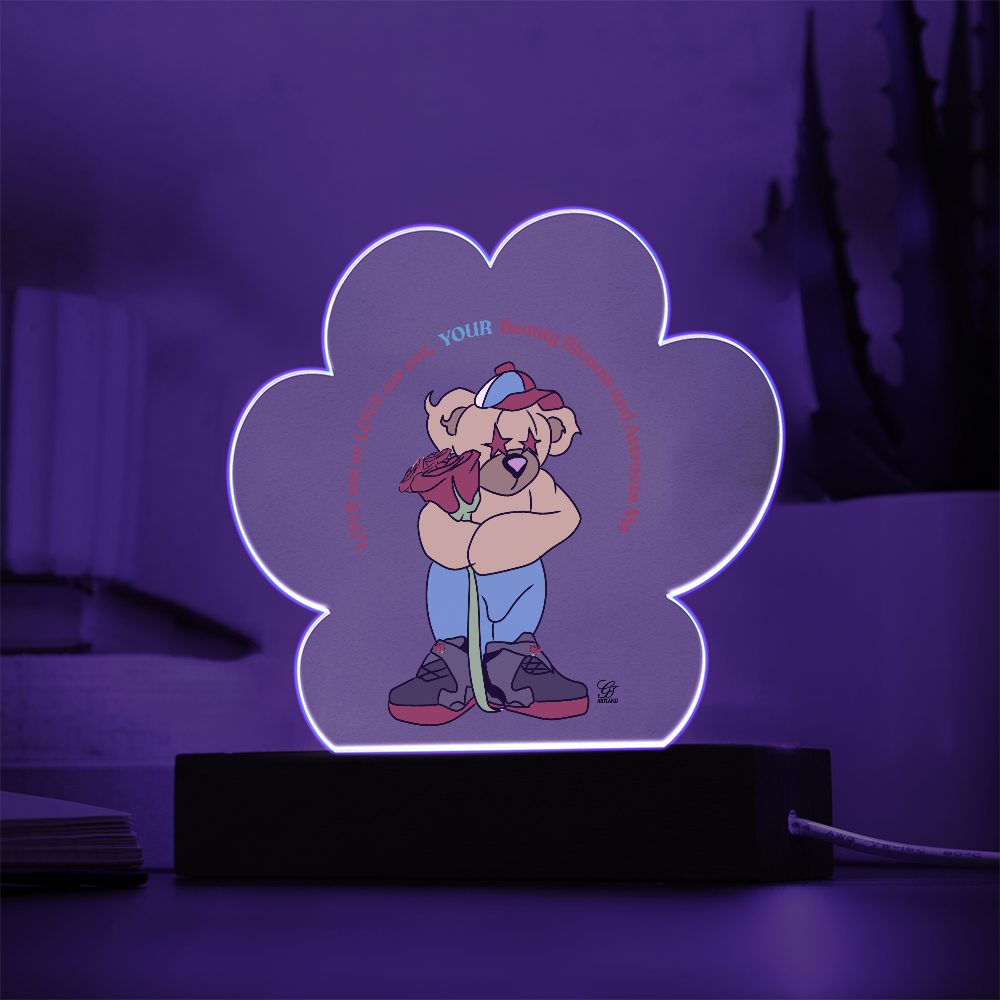 Starry Bear Acrylic Plaque by GTArtland