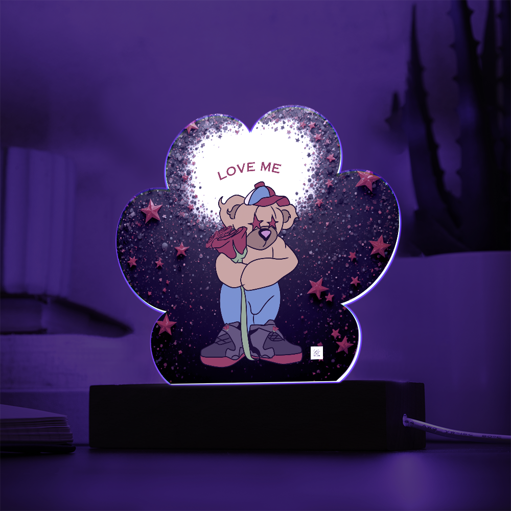 STARRY BEAR Acrylic Plaque by GTArtland