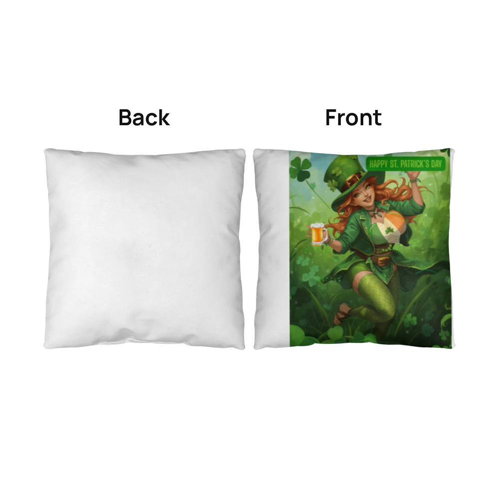 St. Patrick's  Irish Rose Classic Pillow by GTArtland