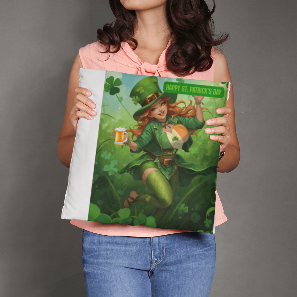 St. Patrick's  Irish Rose Classic Pillow by GTArtland