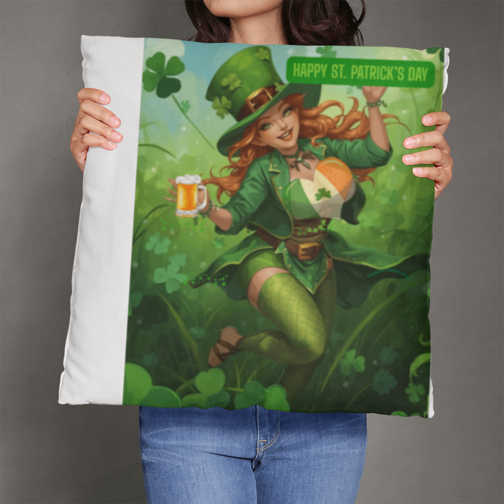 St. Patrick's  Irish Rose Classic Pillow by GTArtland