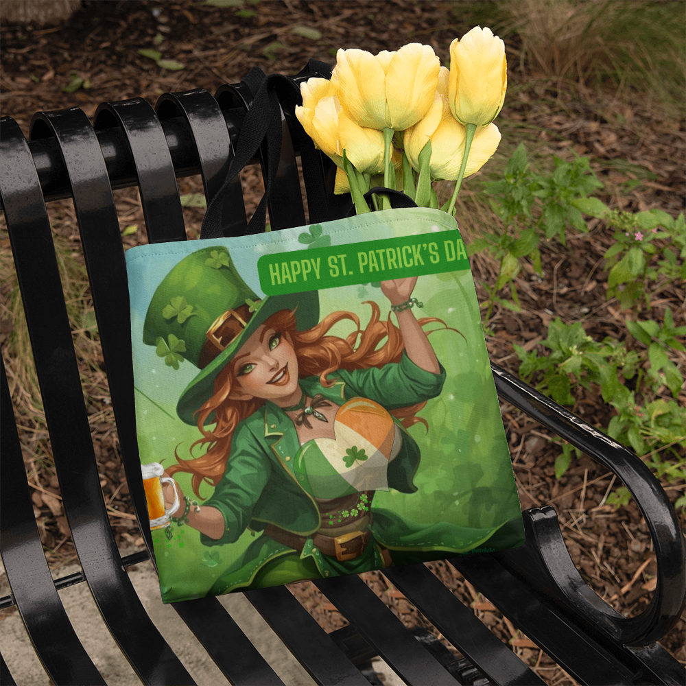 St. Patrick's Day Irish Rose Classic Tote Bag by GTArtland