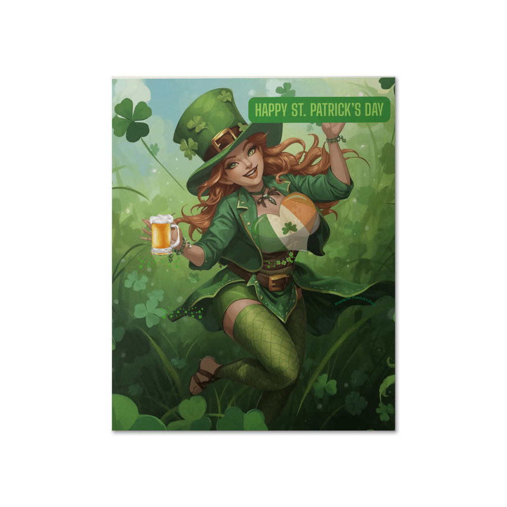 St.Patrick is Having a Happy Day Poster by GTArtland