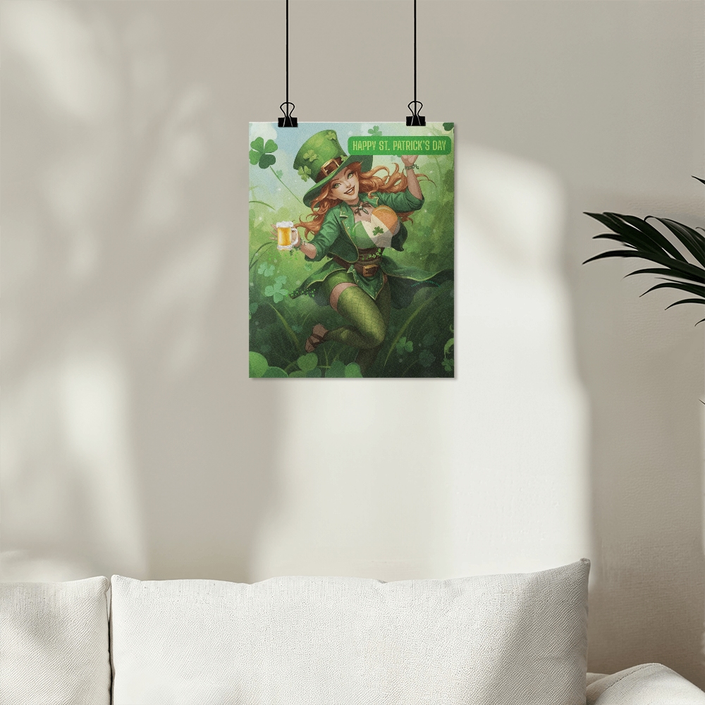 St.Patrick is Having a Happy Day Poster by GTArtland