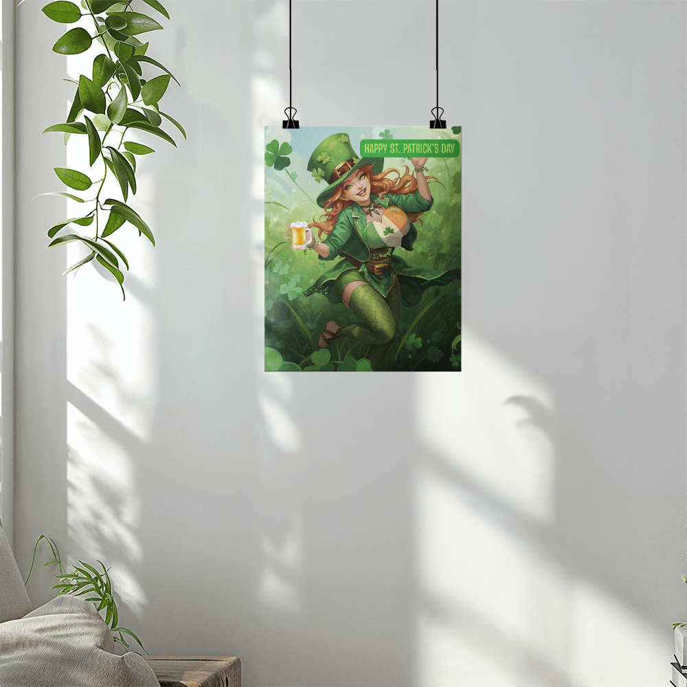 St.Patrick is Having a Happy Day Poster by GTArtland