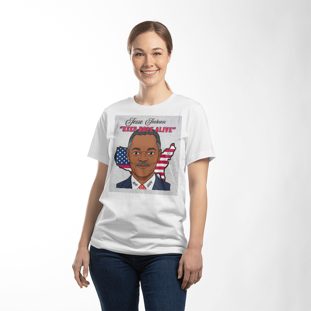 JESSE JACKSON Equality and Social Justice Adult T-Shirt by GTArtland