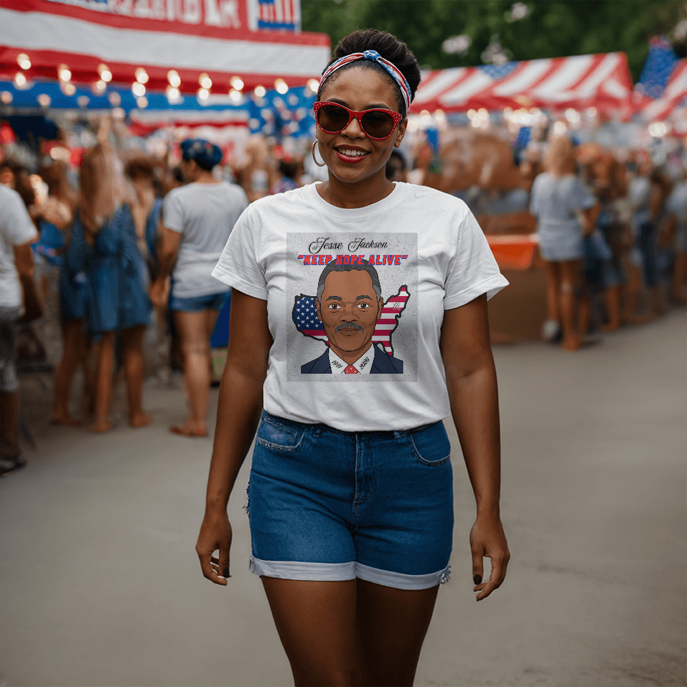JESSE JACKSON Equality and Social Justice Adult T-Shirt by GTArtland