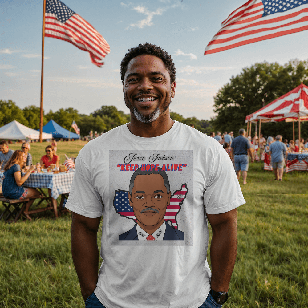 JESSE JACKSON Equality and Social Justice Adult T-Shirt by GTArtland