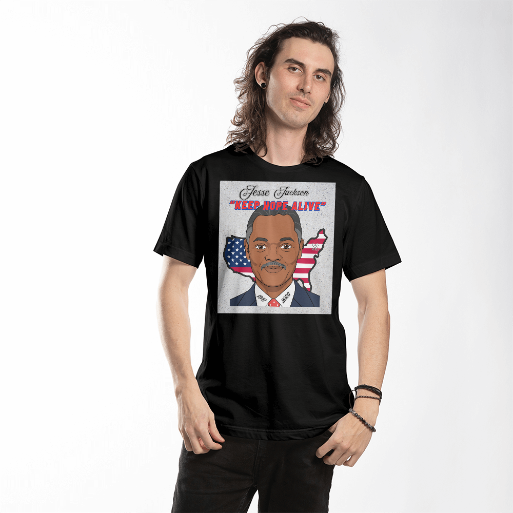 JESSE JACKSON Equality and Social Justice Adult T-Shirt by GTArtland