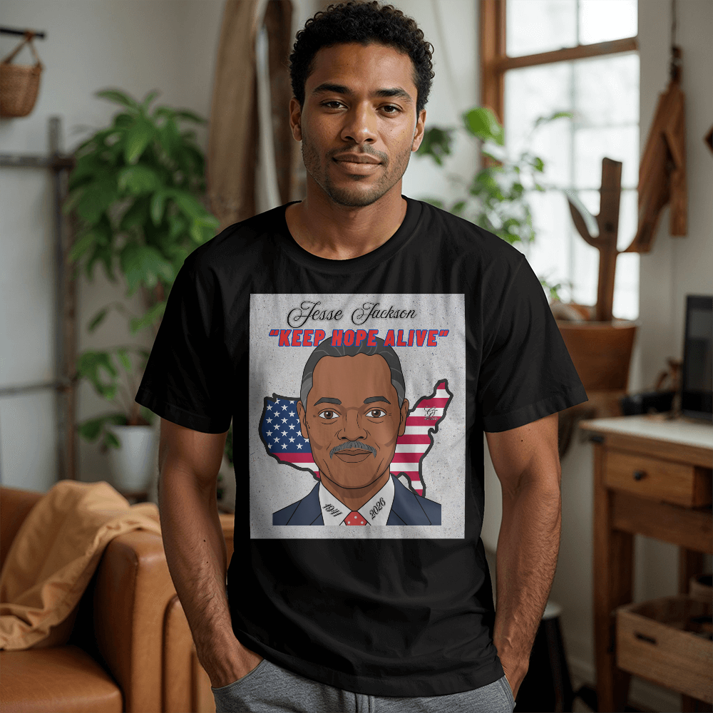 JESSE JACKSON Equality and Social Justice Adult T-Shirt by GTArtland