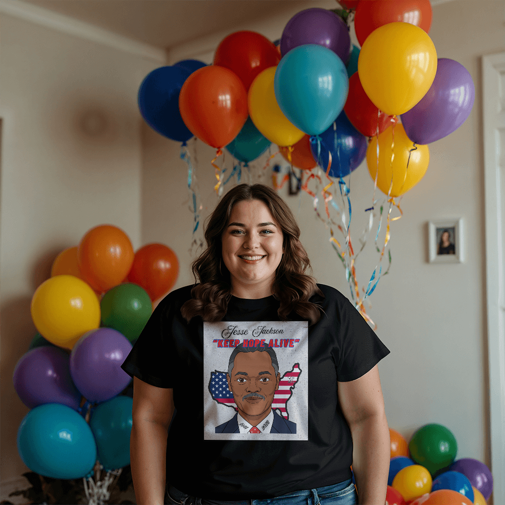 JESSE JACKSON Equality and Social Justice Adult T-Shirt by GTArtland