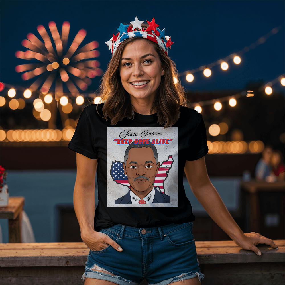 JESSE JACKSON Equality and Social Justice Adult T-Shirt by GTArtland