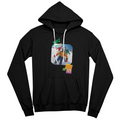 Ski Hoodie with African American Skiers called "Curve the Path" by GTArtland