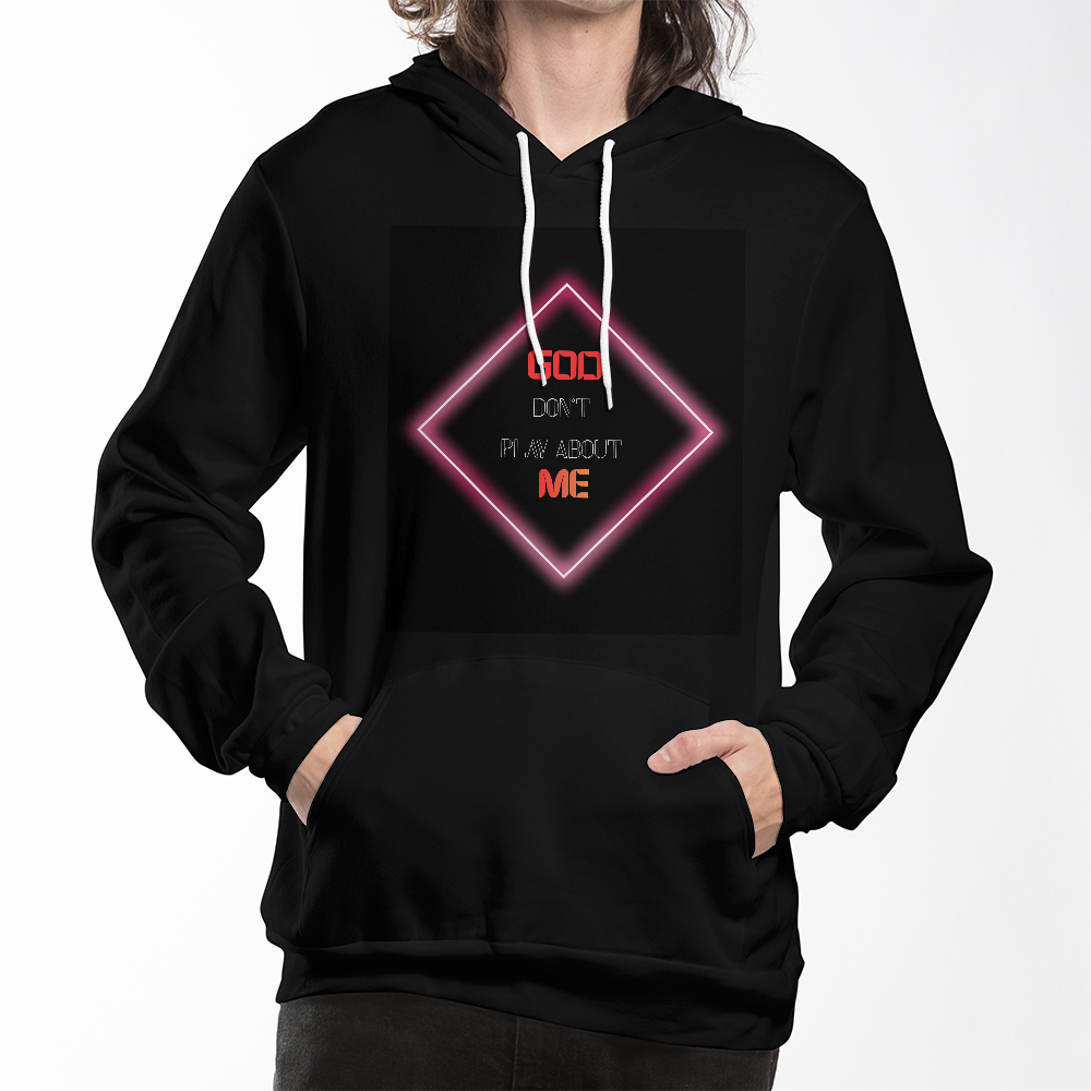 GOD DON'T PLAY ABOUT ME UNISEX HOODIE by GTArtland