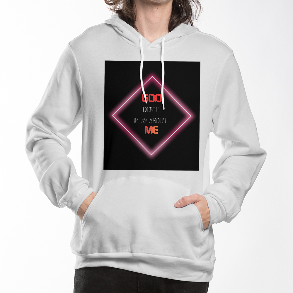 GOD DON'T PLAY ABOUT ME UNISEX HOODIE by GTArtland