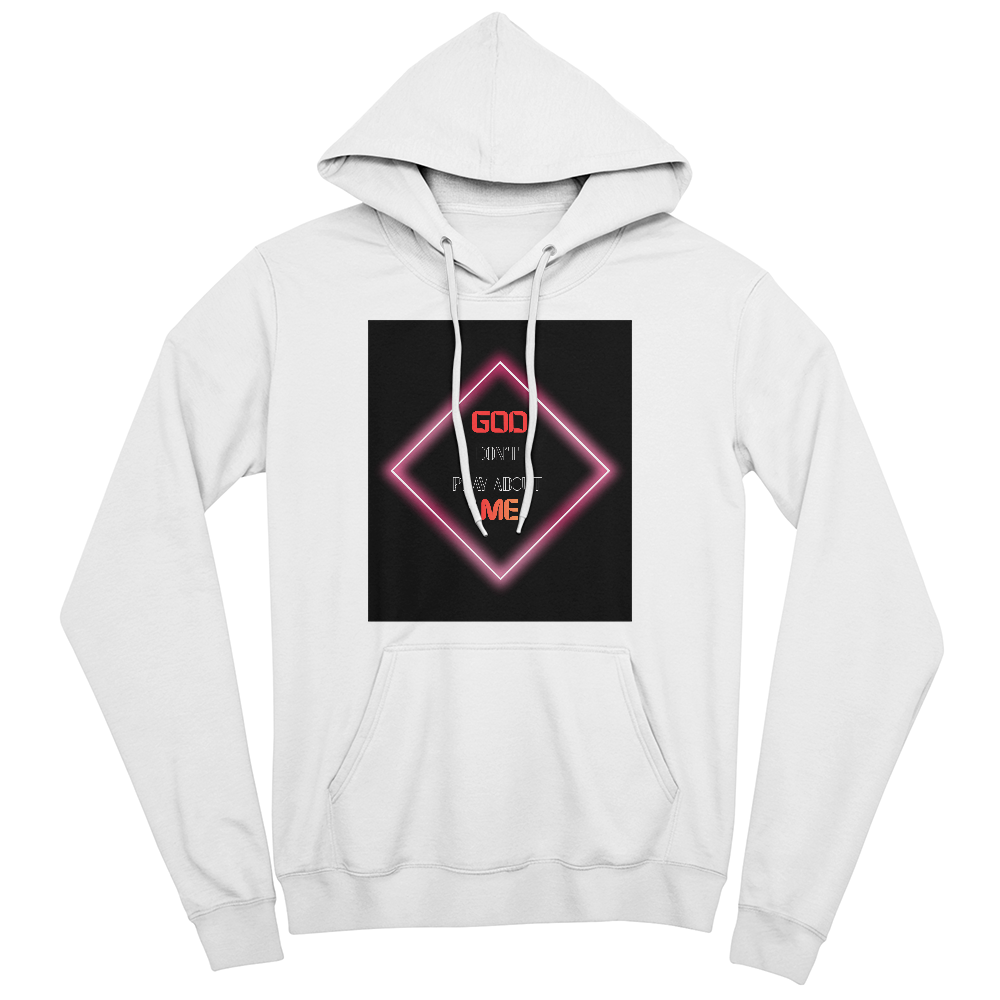 GOD DON'T PLAY ABOUT ME UNISEX HOODIE by GTArtland