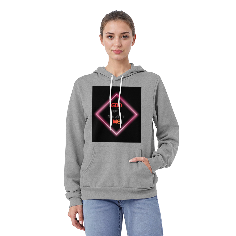 GOD DON'T PLAY ABOUT ME UNISEX HOODIE by GTArtland